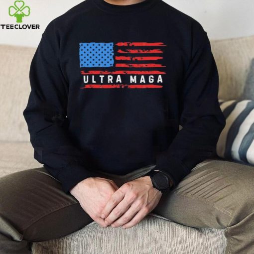 Ultra MAGA American Flag 2024 Republican Pro Trump T Shirt