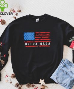 Ultra MAGA American Flag 2024 Republican Pro Trump T Shirt