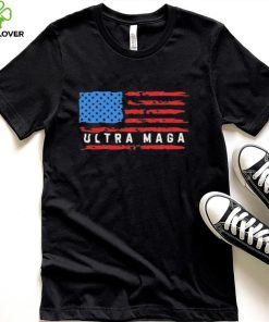 Ultra MAGA American Flag 2024 Republican Pro Trump T Shirt