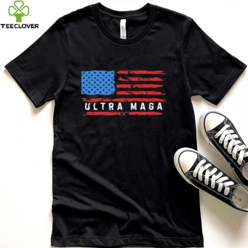 Ultra MAGA American Flag 2024 Republican Pro Trump T Shirt