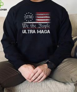 Ultra MAGA We The People Republican USA Flag Vintage T Shirt (1)