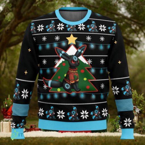 Umbreon Pokemon Cute Ugly Christmas Sweater Christmas Gift For Family