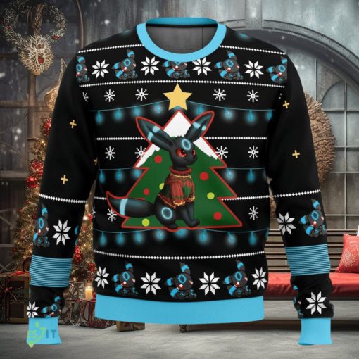 Umbreon Pokemon Cute Ugly Christmas Sweater Christmas Gift For Family