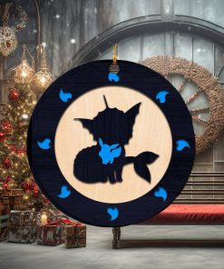 Umbreon Pokemon Personalized 2023 Holiday Merry Christmas Decorations Ornament