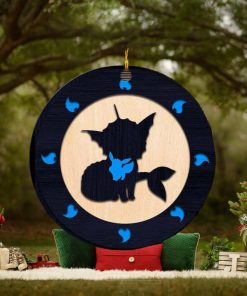 Umbreon Pokemon Personalized 2023 Holiday Merry Christmas Decorations Ornament