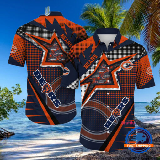 NFL Chicago Bears Special Football Team Star Hawaiian Shirts