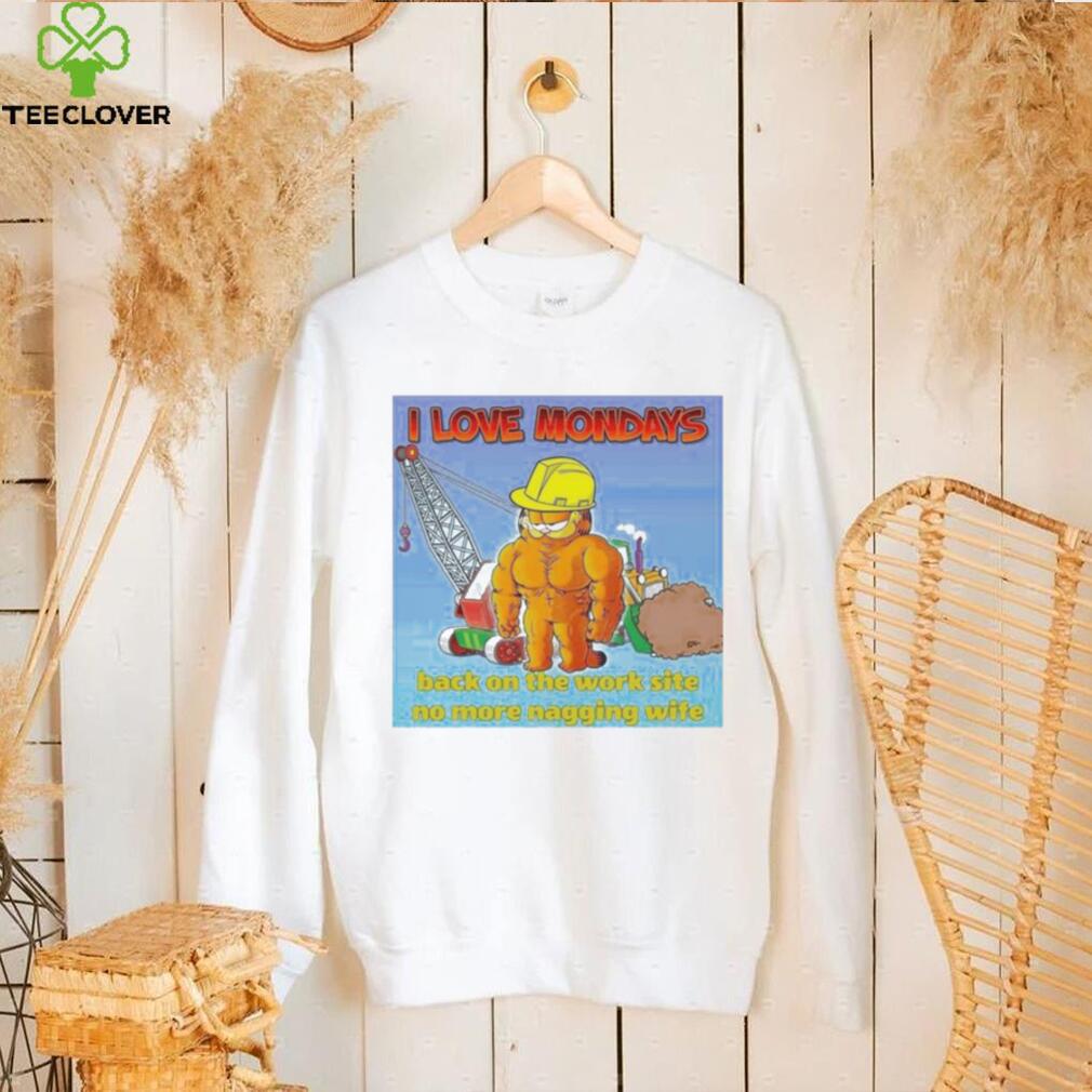 Motivational Garfield I Love Mondays Shirt Motivational Garfield I Love Mondays Shirt