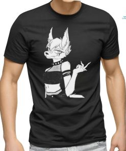 Unbiased Furry Struggles Punk Girl Jackal shirt