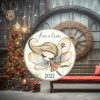 Unbreakable personalized Christmas ornaments for children. Baby’s first Christmas ornament. Cute baby Deer holiday decorations   ORN PERS 2