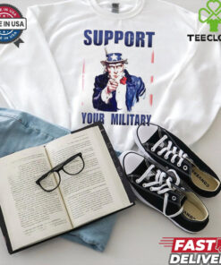 Uncle Sam support your military shirt