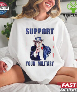 Uncle Sam support your military shirt