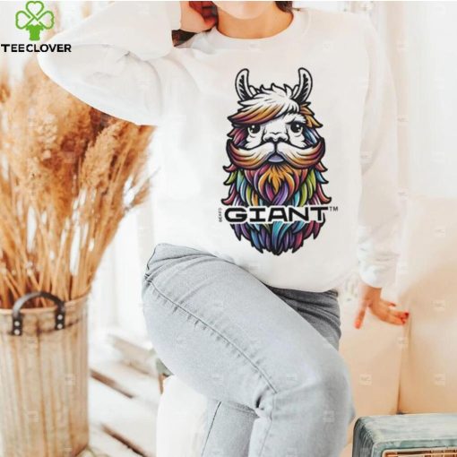 Uncle Studio Beard Alpaca Giant Colorful hoodie, sweater, longsleeve, shirt v-neck, t-shirt