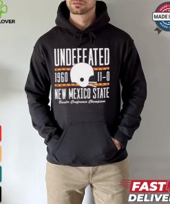 Undefeated 1960 110 new Mexico state border conference champions shirt