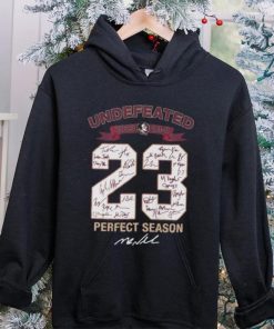 Undefeated 2023 13 0 23 perfect season signatures T hoodie, sweater, longsleeve, shirt v-neck, t-shirt