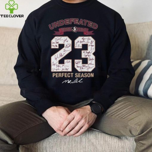 Undefeated 2023 13 0 23 perfect season signatures T hoodie, sweater, longsleeve, shirt v-neck, t-shirt