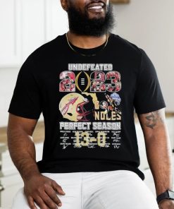 Undefeated 2023 Florida State Seminoles Perfect Season Signature 13 0 Shirt