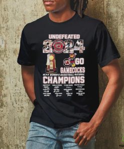 Undefeated 2024 Go Gamecocks Mascot NCAA Women’s Basketball National Champion Shirt