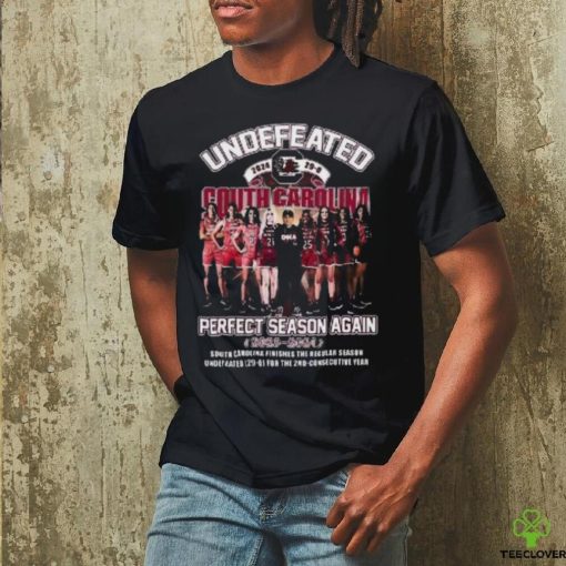 Undefeated 2024 South Carolina Gamecocks Perfect Season Tee Shirt