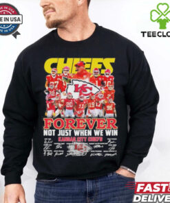 Undefeated Kansas City Chiefs Forever Not Just When We Win Signatures Shirt