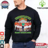 Official The Grinch Hand holding Breast Cancer the Grinch stole my boobs Merry Christmas 2024 Gift shirt