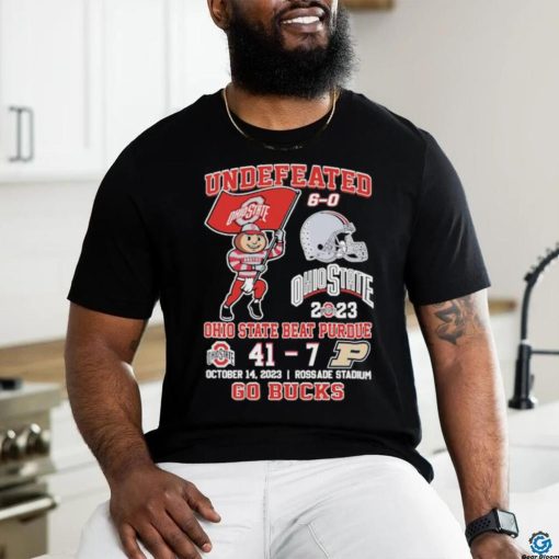 Undefeated Ohio State Beat Purdue Go Bucks Shirt