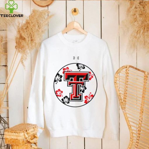 Under Armour Maui Hibiscus Texas Tech Red Riders logo hoodie, sweater, longsleeve, shirt v-neck, t-shirt