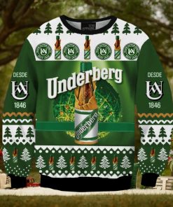 Underberg Funny 3D Printed Christmas Ugly Sweater