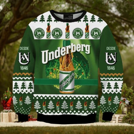 Underberg Funny 3D Printed Christmas Ugly Sweater