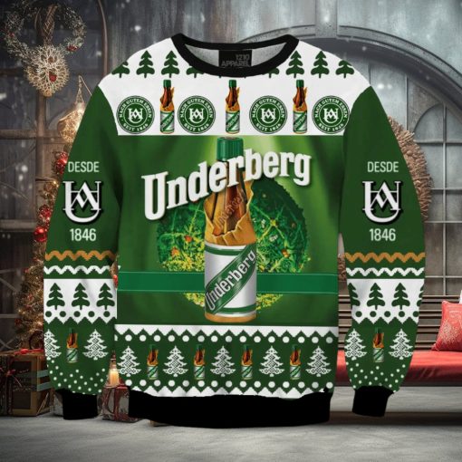 Underberg Funny 3D Printed Christmas Ugly Sweater