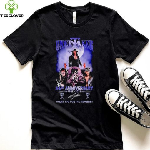 Undertaker 26th anniversary 1987 2023 thank you for the memories shirt
