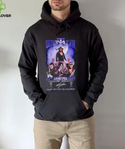 Undertaker 26th anniversary 1987 2023 thank you for the memories shirt