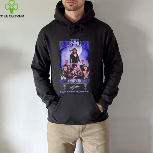 Undertaker 26th anniversary 1987 2023 thank you for the memories shirt