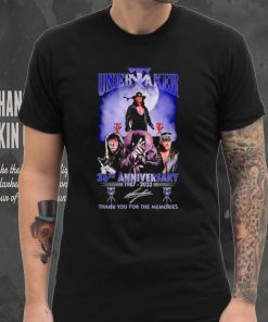 Undertaker 26th anniversary 1987 2023 thank you for the memories shirt