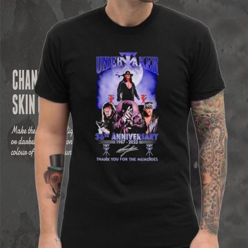 Undertaker 26th anniversary 1987 2023 thank you for the memories shirt