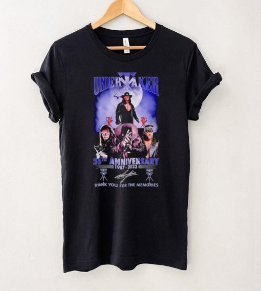 Undertaker 26th anniversary 1987 2023 thank you for the memories shirt