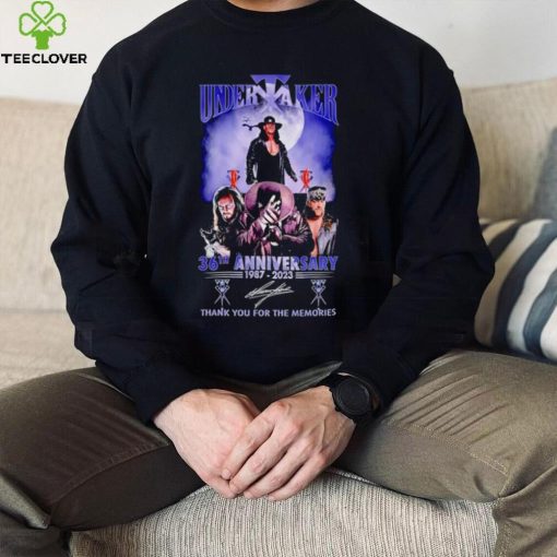 Undertaker 26th anniversary 1987 2023 thank you for the memories shirt