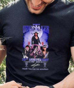 Undertaker 26th anniversary 1987 2023 thank you for the memories shirt