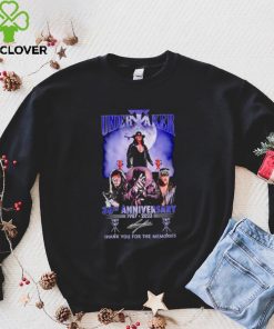 Undertaker 26th anniversary 1987 2023 thank you for the memories shirt