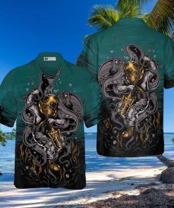 Underwater Scuba Diving Hawaiian Shirt Best Gift For Men And Women