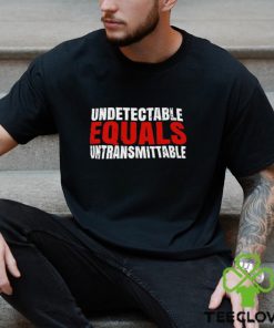 Undetectable equals untransmittable retro hoodie, sweater, longsleeve, shirt v-neck, t-shirt