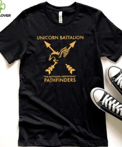Unicorn Battalio the Battalion Arrowhead Pathfinders logo shirt