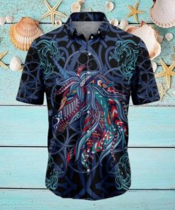 Unicorn Blue Mandala Tropical Hawaiian Shirt Gift For Men And Women