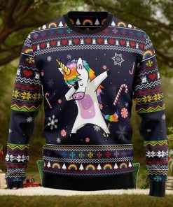 Unicorn Dab Ugly Christmas Sweater Thankgiving Gift Men Women