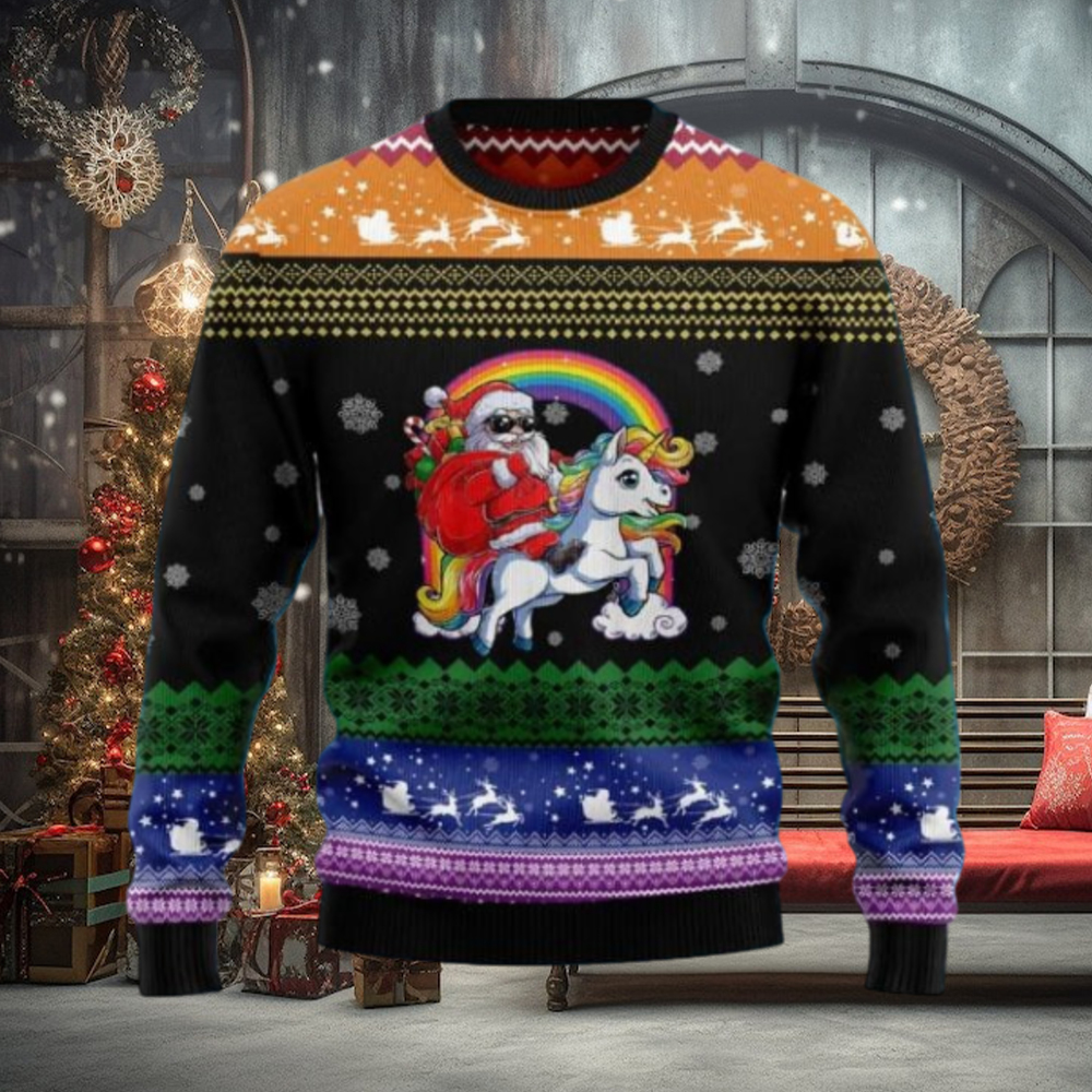 Unicorn LGBT Ugly Christmas Sweater Unicorn LGBT Ugly Christmas Sweater