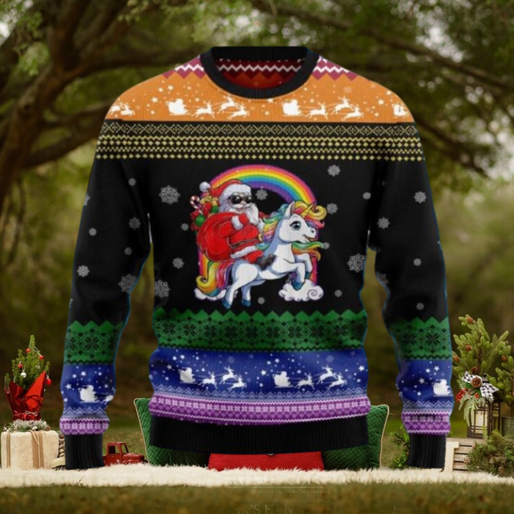 Unicorn LGBT Ugly Christmas Sweater Unicorn LGBT Ugly Christmas Sweater