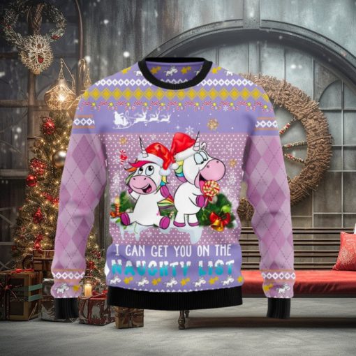 Unicorn Naughty Ugly Christmas Sweater New For Men And Women Gift Holidays Christmas