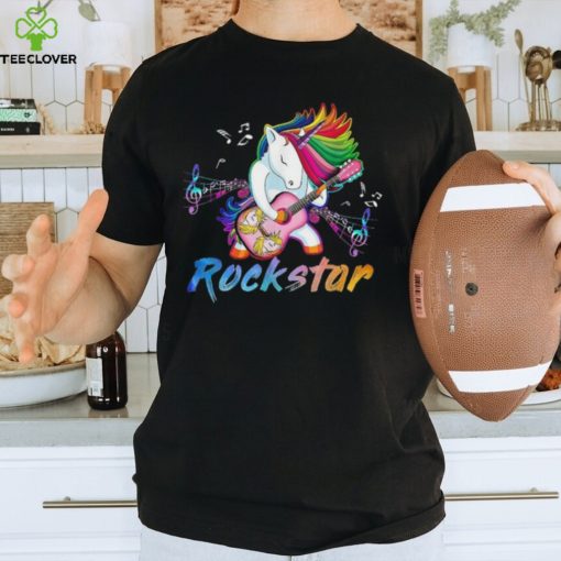 Unicorn Rock star Guitar Rockin’ music singer Tshirt