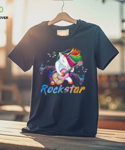 Unicorn Rock star Guitar Rockin' music singer Tshirt