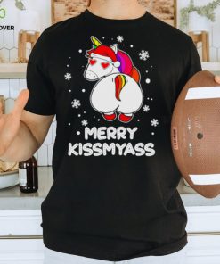 Unicorn merry kissmyass Christmas hoodie, sweater, longsleeve, shirt v-neck, t-shirt