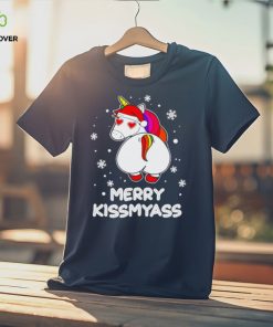 Unicorn merry kissmyass Christmas hoodie, sweater, longsleeve, shirt v-neck, t-shirt